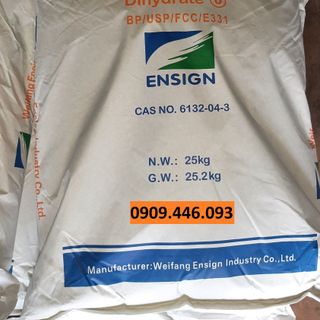 Chất điều vị Trisodium Citrate - Natri Citrat - E331