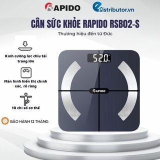 Cân sức khỏe Rapido RSB02-S Có bluetooth giá sỉ