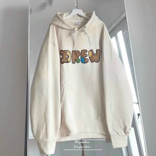 Áo hoodie chống nắng logo in Drew gấu form dưới 70kg