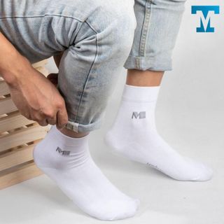 Tất nam Manticano Cao Cấp cổ trung vải Bamboo (sợi tre), Nano bạc kháng khuẩn khử mùi, Vớ nam công sở T2