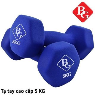 Tạ Tay BG 2kg (Xanh - Đỏ)