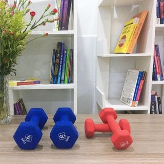 Tạ Tay BG 2kg (Xanh - Đỏ)