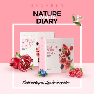 Viên uống trắng da HANVELY 30 Viên _ WHITE NATURE DIARY