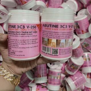 kích trắng abutine vaseline 250g vàng và hồng