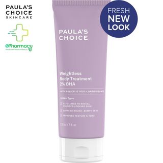 Paula's Choice BHA 2% Body Treatment - Kem dưỡng thể BHA 2% Weightless Body Treatment