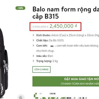 [AZ001] BALO DA NAM FORM RỘNG HÀNG CAO CẤP