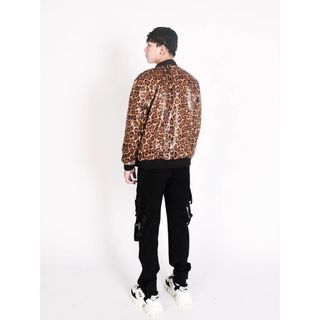 Leopard Bomber Jacket - Áo da beo Zombie (chính hãng)