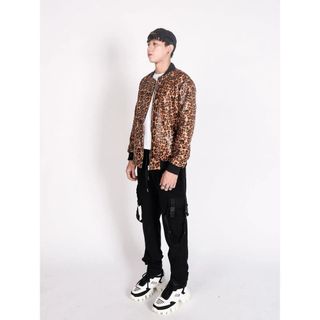 Leopard Bomber Jacket - Áo da beo Zombie (chính hãng)