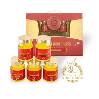 [Hộp 5 Hũ] Yến Sào Chưng Sẵn Vĩnh Phước 70ml [20% Yến Tươi] - 6 Vị