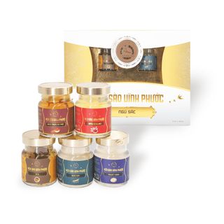 [Hộp 5 Hũ] Yến Sào Chưng Sẵn Vĩnh Phước 70ml [20% Yến Tươi] - 6 Vị