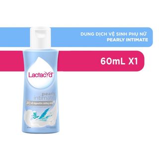 Dung Dịch Vệ Sinh Phụ Nữ Lactacyd Pearly Intimate làm sạch nhẹ nhàng, phục hồi sắc da 60ml