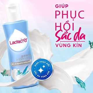 Dung Dịch Vệ Sinh Phụ Nữ Lactacyd Pearly Intimate làm sạch nhẹ nhàng, phục hồi sắc da 60ml