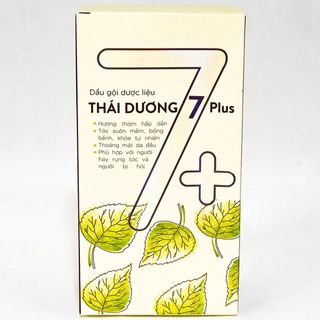 Dầu Gội Dược Liệu Thái Dương 7 plus - Sao Thái Dương phục hồi tóc rụng và hư tổn 250ml