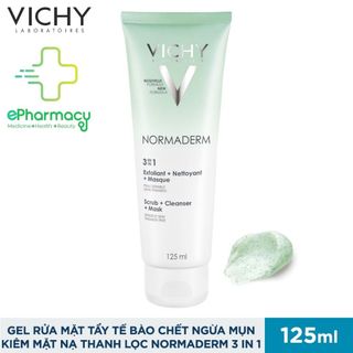 Kem Tẩy Tế Bào Chết Và Mặt Nạ Làm Sạch Normaderm 3in1 Scrub + Cleanser + Mask dành cho da dầu, da mụn 125ml giá sỉ