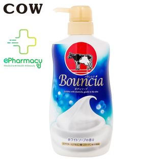 Sữa Tắm Bouncia COW Body Soap With Pump #White Soap Scent tinh chất sữa hương hoa cỏ tươi mát 500ml giá sỉ