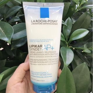 LA ROCHE-POSAY Sữa Rửa Mặt Sữa Tắm Lipikar Syndet AP+ Cream Wash cho da khô nhạy cảm, mẫn ngứa