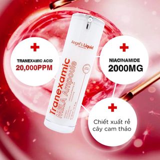 Angel's Liquid Tranexamic Mela Ampoule Siêu tinh chất xoá thâm đỏ mờ sạm nám 30ml