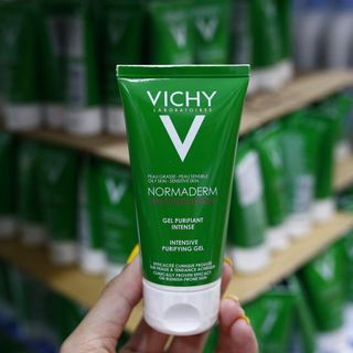 Sữa Rửa Mặt Vichy Normaderm Phytosolution Intensive Dạng Gel Làm Sạch Sâu, Giảm Nhờn 50ml