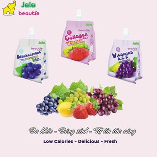 Nước Ép Trái Cây Thạch JELE BEAUTIE bổ sung vitamin, collagen đẹp da, tốt cho sức khỏe 150g
