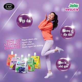 Nước Ép Trái Cây Thạch JELE BEAUTIE bổ sung vitamin, collagen đẹp da, tốt cho sức khỏe 150g