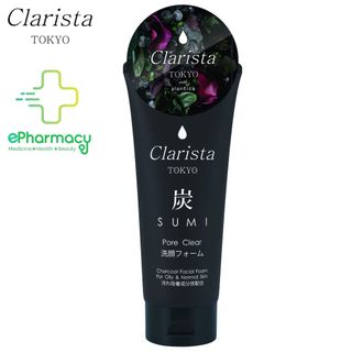 Clarista Sữa Rửa Mặt Than Tre Charcoal Facial Foam tạo bọt cho da thường, da dầu (màu đen) 130g giá sỉ