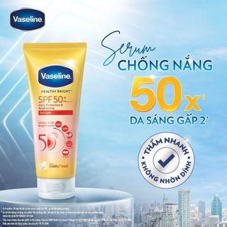 Serum chống nắng VASELINE 50X [320ml] - Tinh chất dưỡng thể Vaseline SPF 50+
