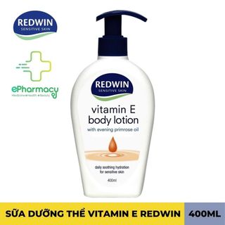 Sữa dưỡng thể REDWIN VITAMIN E & C BODY LOTION [400ml] - Sữa dưỡng ẩm toàn thân Vitamin E Redwin