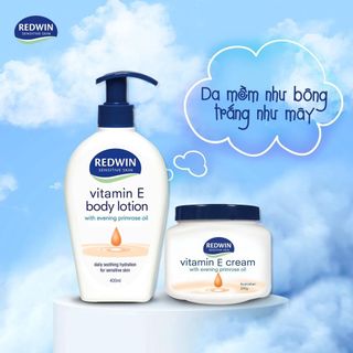 Sữa dưỡng thể REDWIN VITAMIN E & C BODY LOTION [400ml] - Sữa dưỡng ẩm toàn thân Vitamin E Redwin