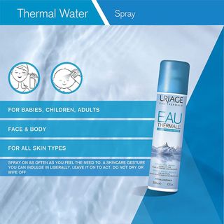 Uriage Xịt Khoáng Thermal Water siêu giàu khoáng dưỡng ẩm, làm dịu và phục hồi da nhạy cảm 300ml
