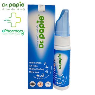 Dung Dịch Nước Muối Biển Sâu Dr.Papie làm sạch và thông thoáng mũi họng 70ml giá sỉ