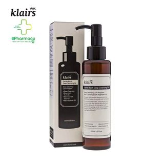 Dầu Tẩy Trang Klairs Gentle Black Deep Cleansing Oil 150ml giá sỉ