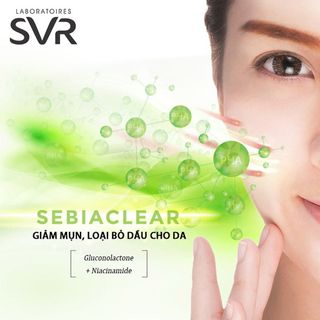 Sữa Rửa Mặt SVR SEBIACLEAR Gel Moussant, làm sạch, tẩy tế bào chết SVR SEBIACLEAR Gel