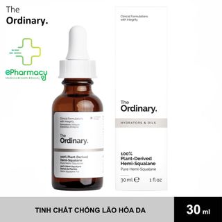 THE ORDINARY Serum 100% Plant-Derived Hemi-Squalane Tinh chất dưỡng ẩm, chống lão hóa 30ml