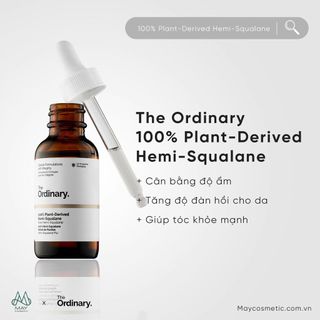 THE ORDINARY Serum 100% Plant-Derived Hemi-Squalane Tinh chất dưỡng ẩm, chống lão hóa 30ml