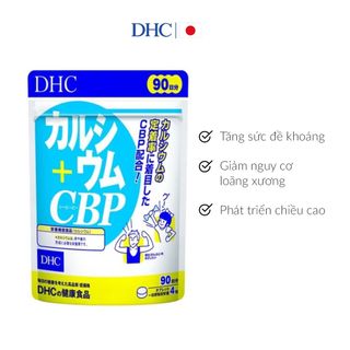 Viên Uống DHC Calcium + CBP bổ sung Canxi tăng chiều cao, giúp xương và răng chắc khỏe 90 ngày