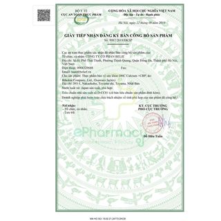 Viên Uống DHC Calcium + CBP bổ sung Canxi tăng chiều cao, giúp xương và răng chắc khỏe 90 ngày