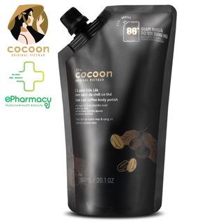 COCOON Tẩy Tế Bào Chết Body Cafe Đắk Lắk Túi Refill Body Scrub làm sạch da chết cơ thể 600ml giá sỉ