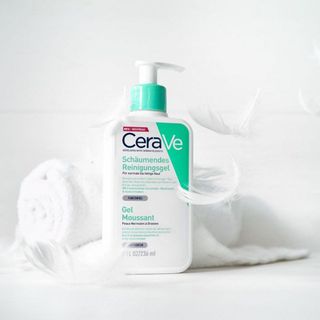 Sữa Rửa Mặt CeraVe Gel Moussant Foaming Facial Cleanser bản Pháp cho da dầu nhạy cảm