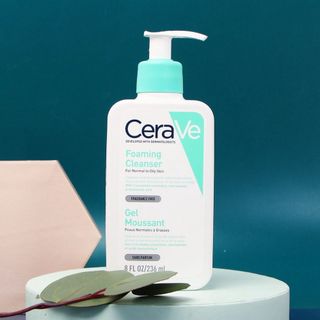 Sữa Rửa Mặt CeraVe Gel Moussant Foaming Facial Cleanser bản Pháp cho da dầu nhạy cảm