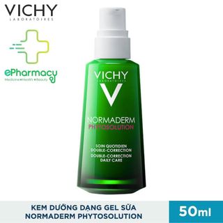 Kem Dưỡng Cho Da Mụn Vichy Normaderm Phytosolution Double Correction Daily Care dạng gel sữa 50ml