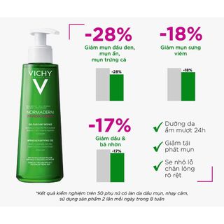 Kem Dưỡng Cho Da Mụn Vichy Normaderm Phytosolution Double Correction Daily Care dạng gel sữa 50ml