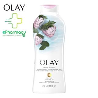 Sữa Tắm Olay Fresh Outlast White Strawberry & Mint Body Wash hương dâu và bạc hà tươi mát dài lâu 650ml giá sỉ