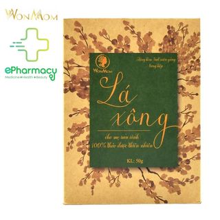 Lá Xông Wonmom chiết xuất thảo dược khử mùi cơ thể, lưu thông khí huyết sau sinh hộp 70g giá sỉ