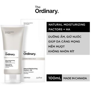 The Ordinary Natural Moisturizing Factors + HA - Kem Dưỡng Ẩm The Ordinary khóa ẩm mềm mịn da