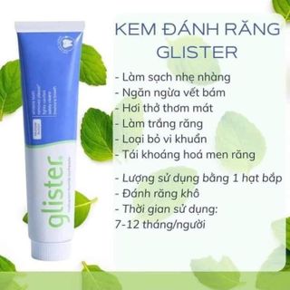 Kem đánh răng Glister 200g