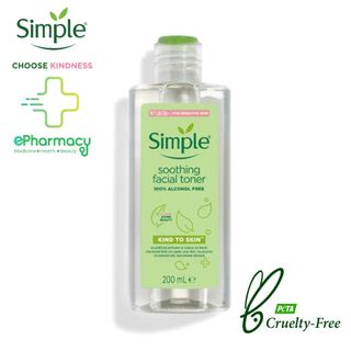 Simple Toner Kind to Skin Soothing Facial - Nước hoa hồng Simple Toner cho da nhạy cảm 200ml giá sỉ