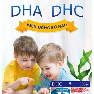 Viên Uống DHA Bổ Não DHC Nhật Bản bổ sung DHA và EPA giúp bổ não, duy trì trí nhớ (30 ngày)