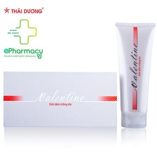 Sữa Tắm Trắng Valentine Sao Thái Dương giúp da săn chắc, sáng mịn, hồng hào tự nhiên 200ml giá sỉ