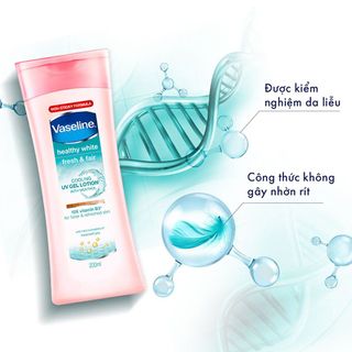Sữa Dưỡng Thể Trắng Da Vaseline cấp ẩm dưỡng trắng 200ml
