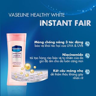 Sữa Dưỡng Thể Trắng Da Vaseline cấp ẩm dưỡng trắng 200ml